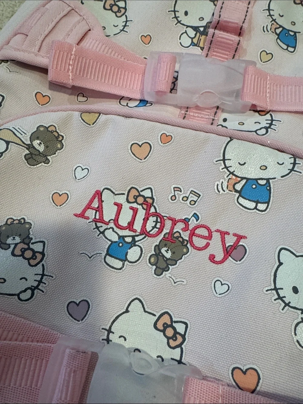 Pottery Barn Kids Aubrey Backpack & Lunch Bag Set - Hello Kitty Print